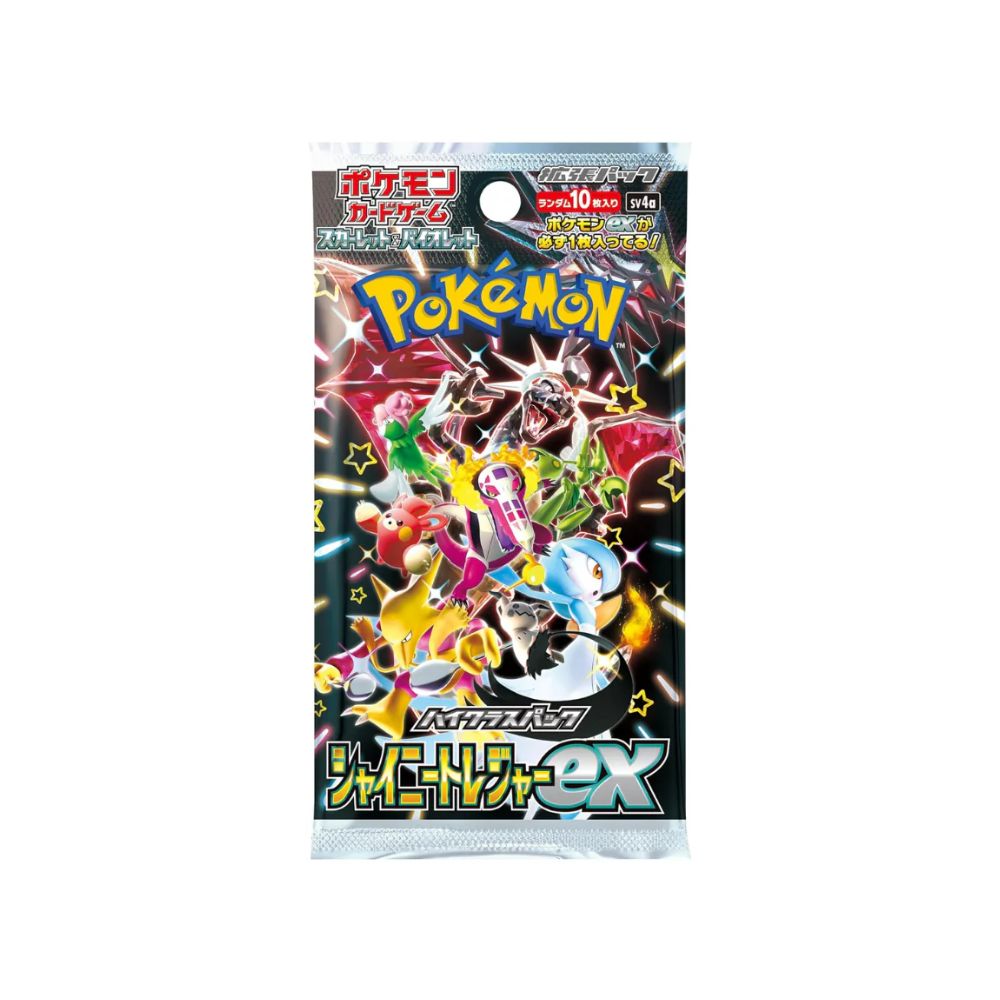 shiny treasure booster box Pokemon TCG Expansion Pack: Scarlet & Violet with a focus on Paldean Pokmon and fan favourites such as Mew Pokemon Card Shiny Treasure ex